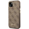 Guess GUHCP14MHG4SHW iPhone 14 Plus/ 15 Plus 6.7 brązowy/brown hard case 4G Vintage Gold Logo